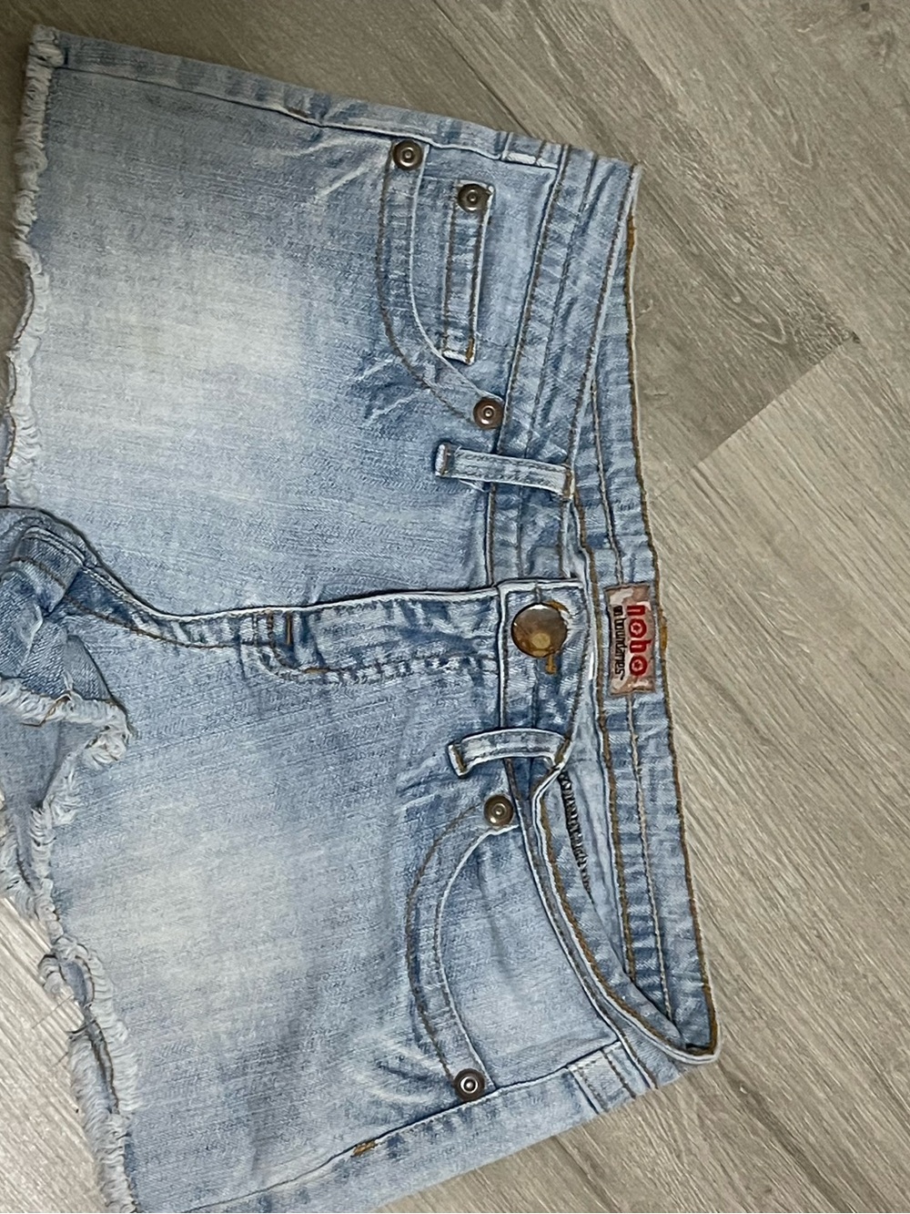 NOBO Light Wash Denim Jean Shorts